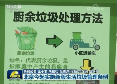 北京5月1日起實施新版生活垃圾管理條例 城市生活垃圾經(jīng)營服務邁入新階段